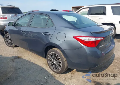 2014 Toyota Corolla S Plus z USA, uszkodzony, nr VIN 2T1BURHE7EC074708